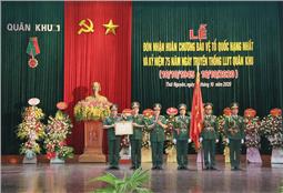 LLVT Quân khu đón nhận Huân chương Bảo vệ Tổ quốc hạng Nhất